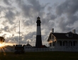 Setting Sun, Tybee Island Lighthouse