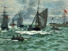 Monet, Entrance to the Port of LeHavre,1868