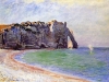Monet, Etretat Port D'Aval, 1885