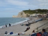 The Beach At Etretat