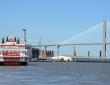 Georgia Queen And Talmadge Bridge, Savannah