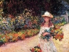 Monet, Young Girl in the Garden At Giverny,1888